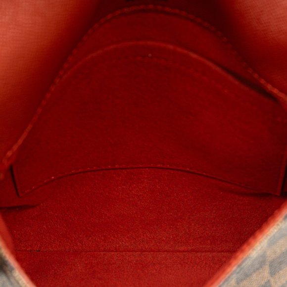 LOUIS VUITTON Brown Damier Leather Shoulder Bag - Picture 6 of 9